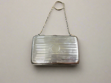 George V Sterling Silver Purse Calling Card circa 1919-1920