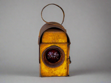 Vintage Kerosene Road Safety Lantern