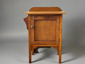 Silky Oak Bedside/Washstand Cabinet