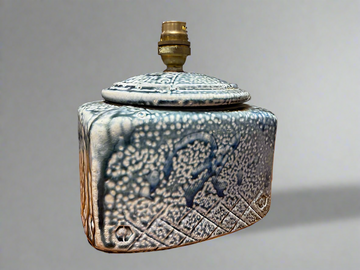 Salt Fired Pottery Lamp #1