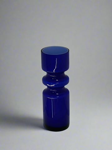 Per Olof Strom Blue Glass Vase