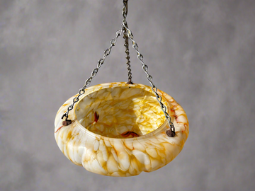 Vintage Marbled Glass Pendant Light Shade