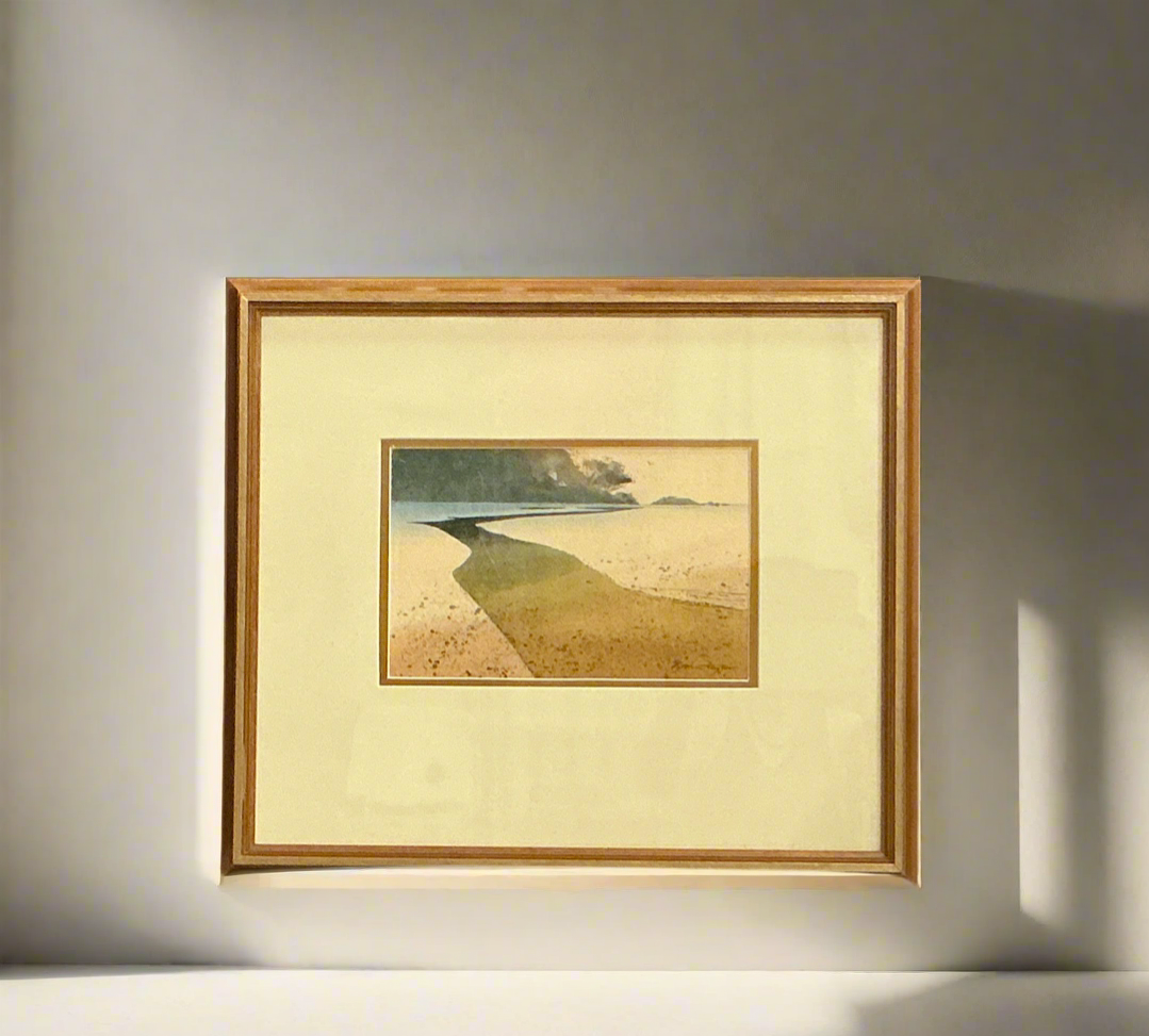 ‘Water Patterns’ by Cynthia Taylor Fully Framed Watercolour Art Cynthia Taylor