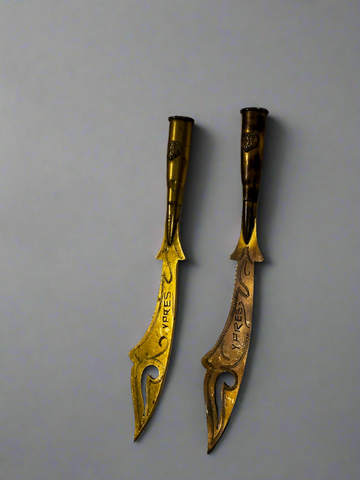 WW1 Brass Trench Art Knife