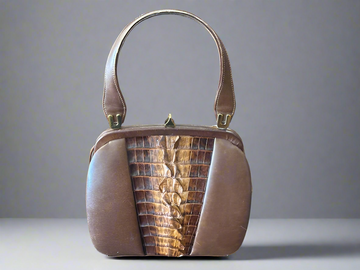 Vintage Crocodile Leather Handbag