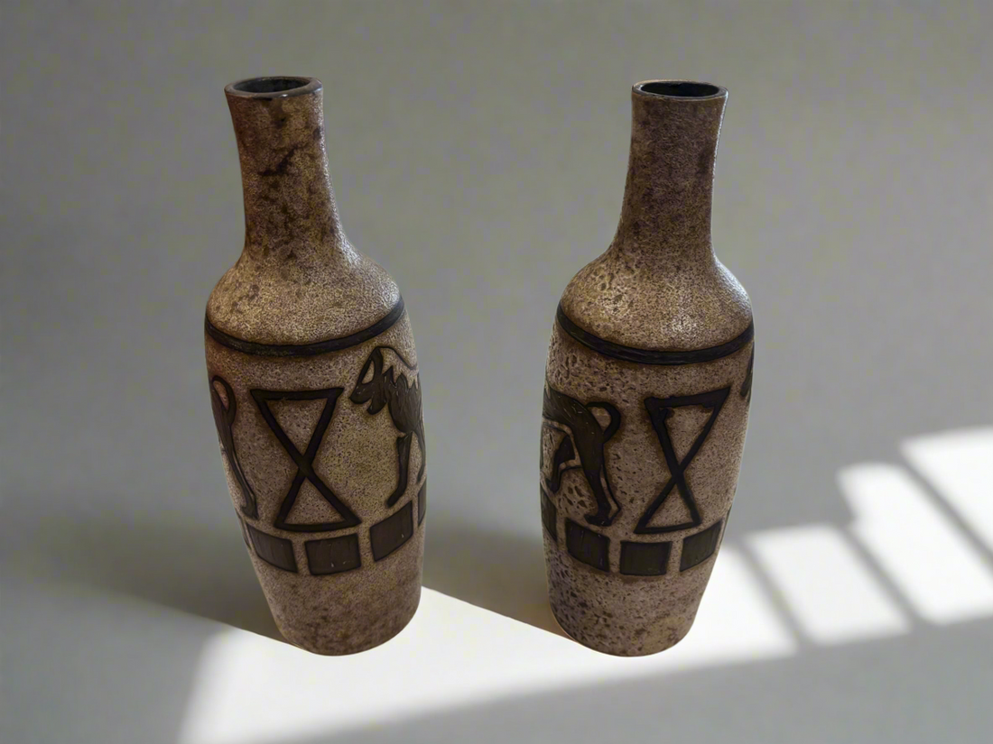 Ceramano Agina by Hans Welling, West Germany Vases