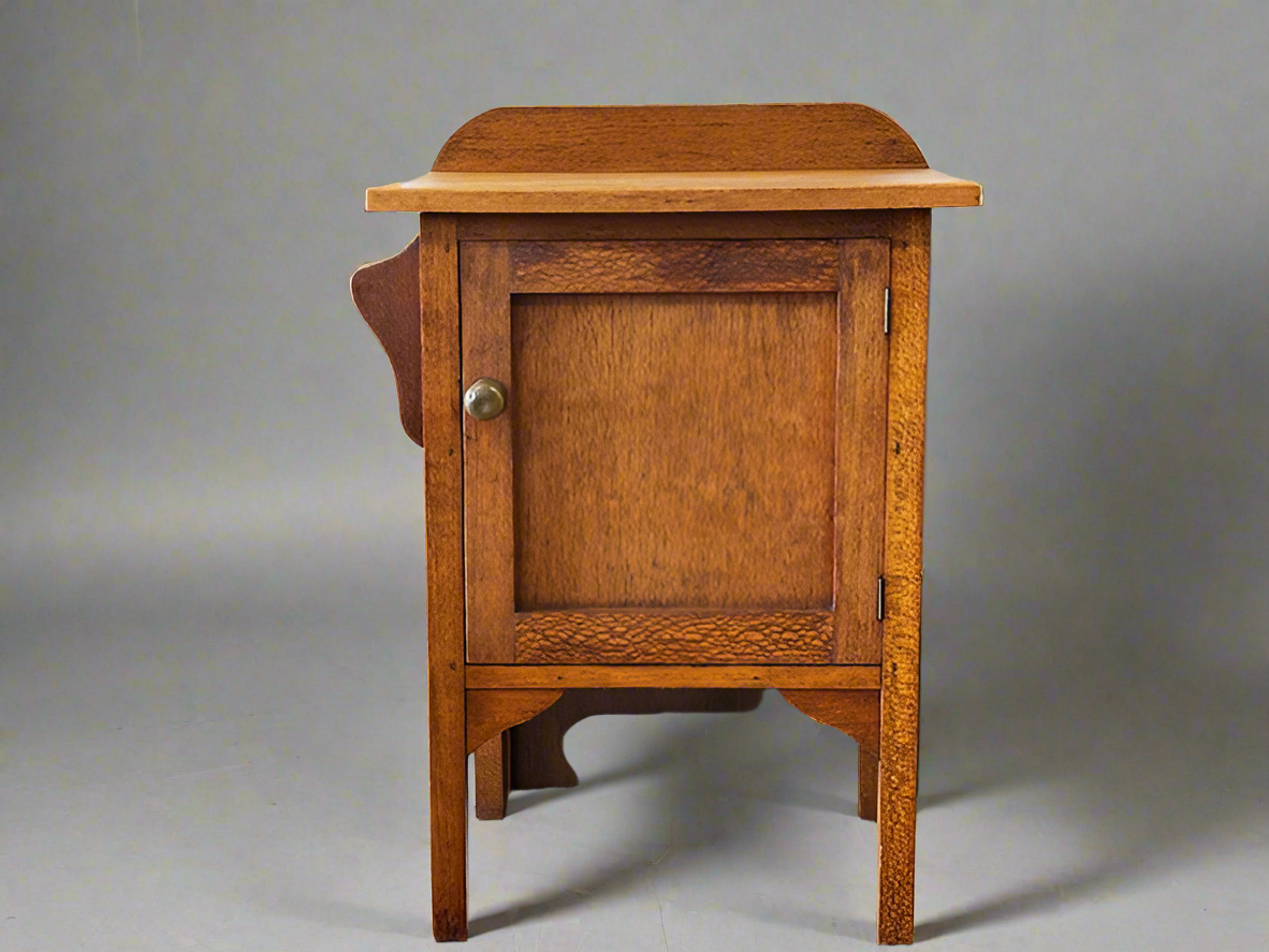 Silky Oak Bedside/Washstand Cabinet