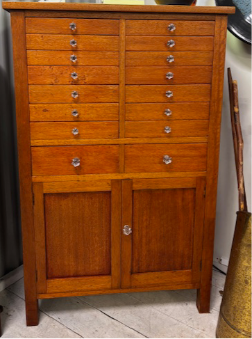 Restored Dentist Cabinet - Rare Industry Vintage