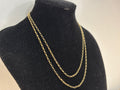 9ct Gold Belcher Cable Necklace - Industry Vintage