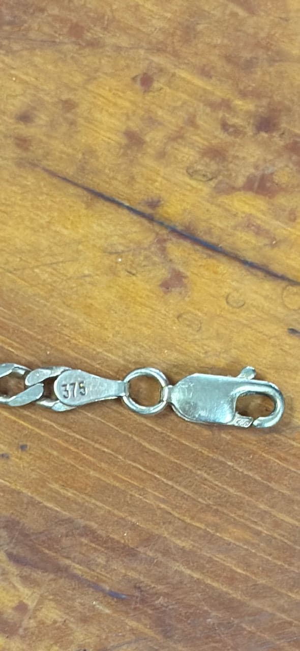 9ct Gold Figaro Necklace - Industry Vintage
