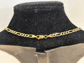 9ct Gold Figaro Necklace - Industry Vintage