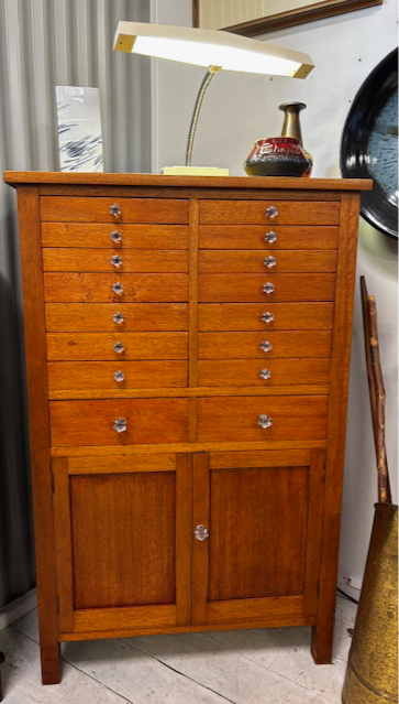 Restored Dentist Cabinet - Rare Industry Vintage