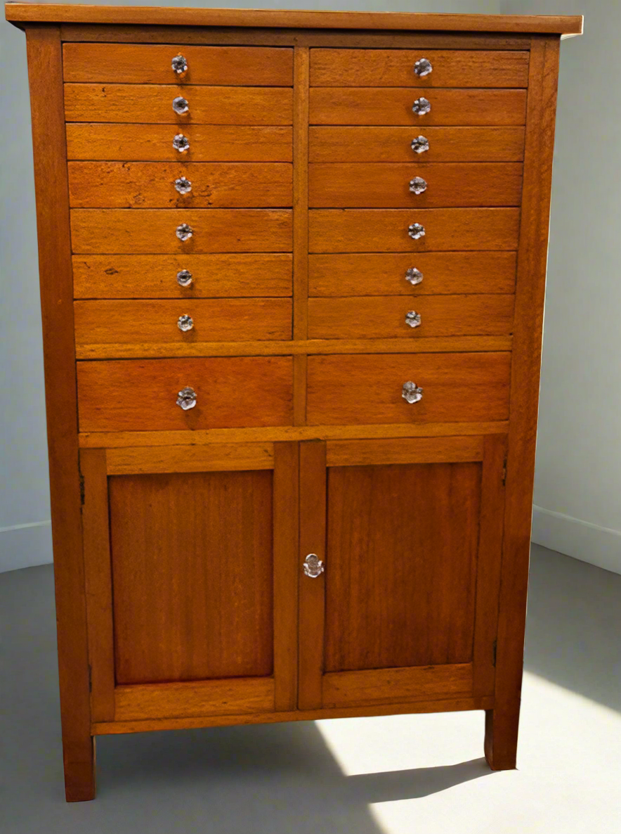 Restored Dentist Cabinet - Rare Industry Vintage