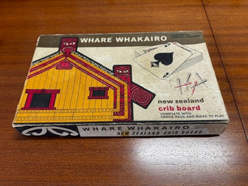 Vintage Whare Whakairo New Zealand Crib Board