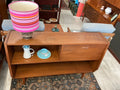 Mid-Century Modern Vintage Solid Teak Wooden Sideboard Industry Vintage