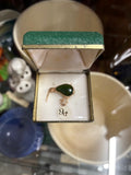 9ct Gold and Pounamu Rare Kiwi Brooch Industry Vintage