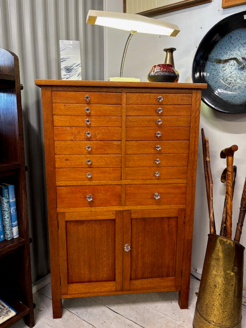 Restored Dentist Cabinet - Rare Industry Vintage