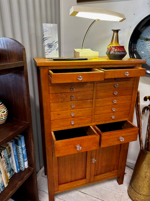 Restored Dentist Cabinet - Rare Industry Vintage