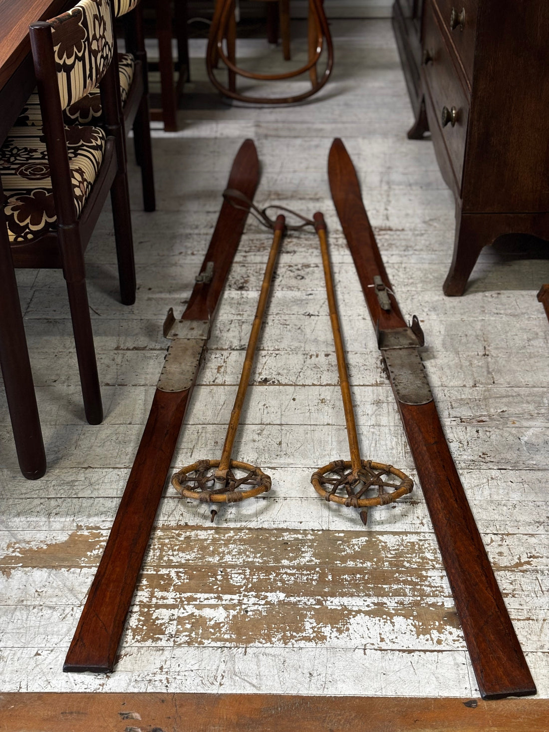 Vintage Swedish Skis circa 1950