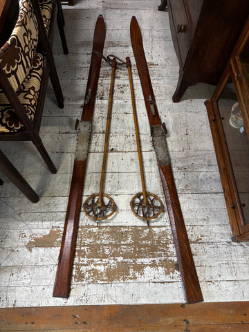 Vintage Swedish Skis circa 1950