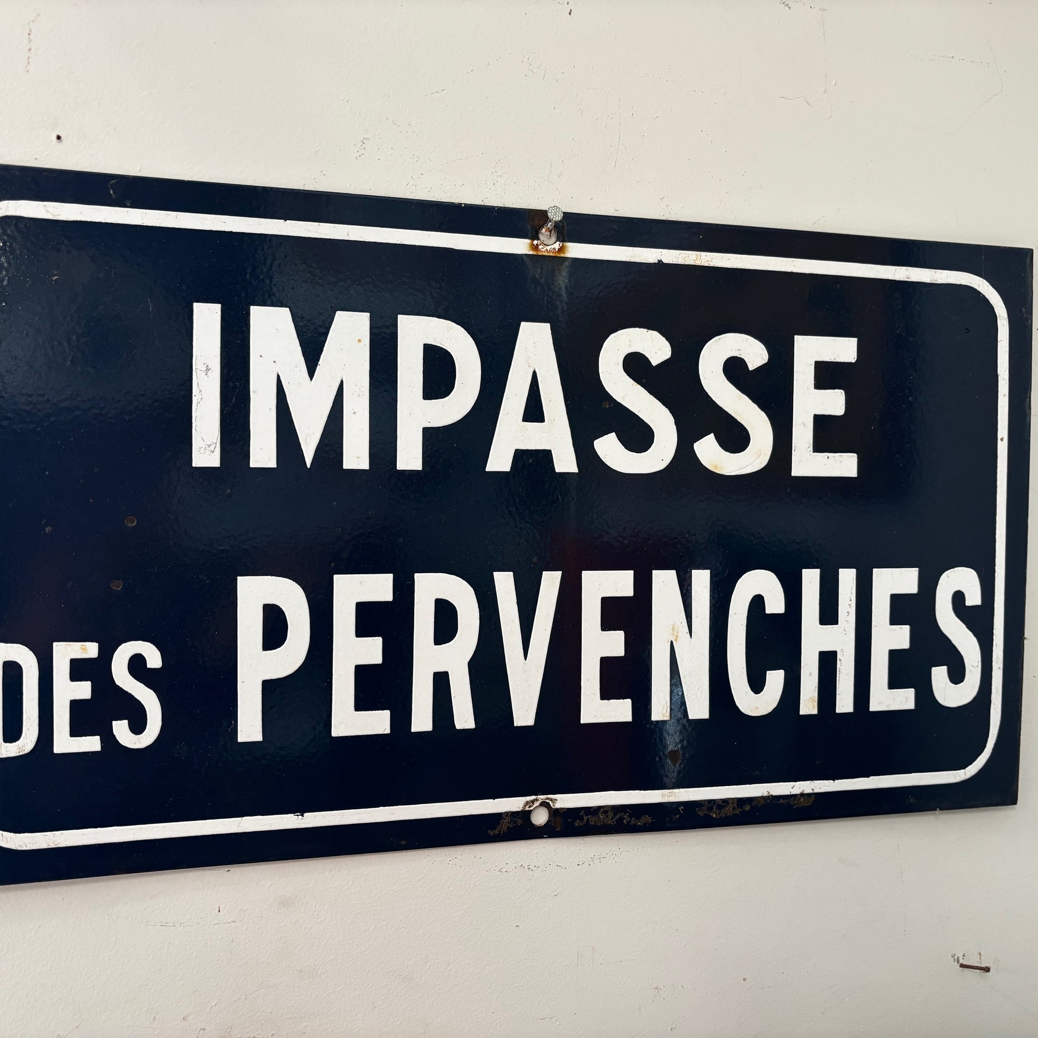 French Town Sign