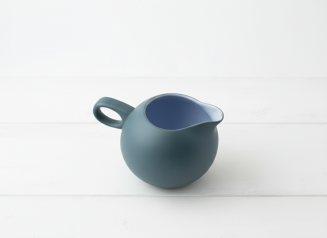 Rare Crown Lynn Eyebrow-handle Jug by Dorothy Thorpe