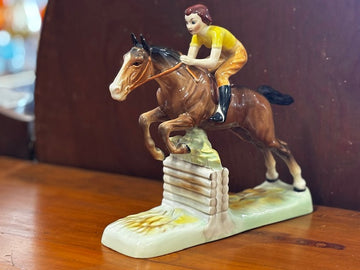 Girl on Jumping Horse Beswick Horses