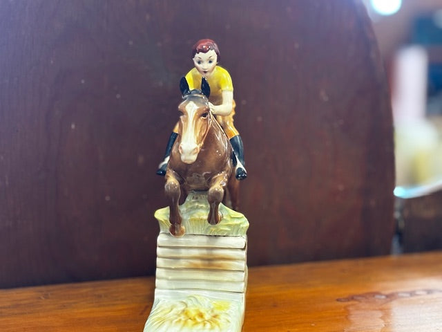 Girl on Jumping Horse Beswick Horses