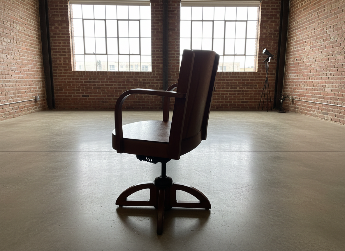 Post War 1940’s Plywood and Rimu Chair 20th Century Plywood Chair