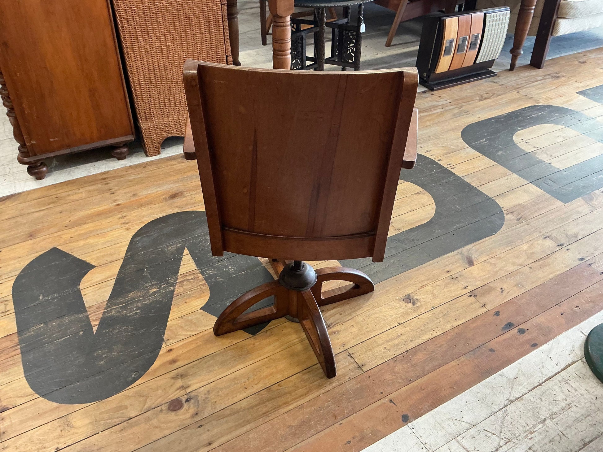 Post War 1940’s Plywood and Rimu Chair 20th Century Plywood Chair