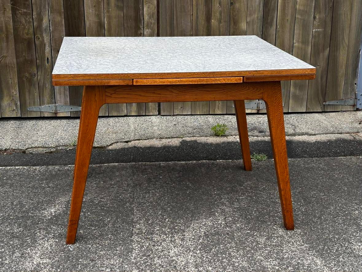 Extendable Oak Dining Table 1950’s Oak Dining Table