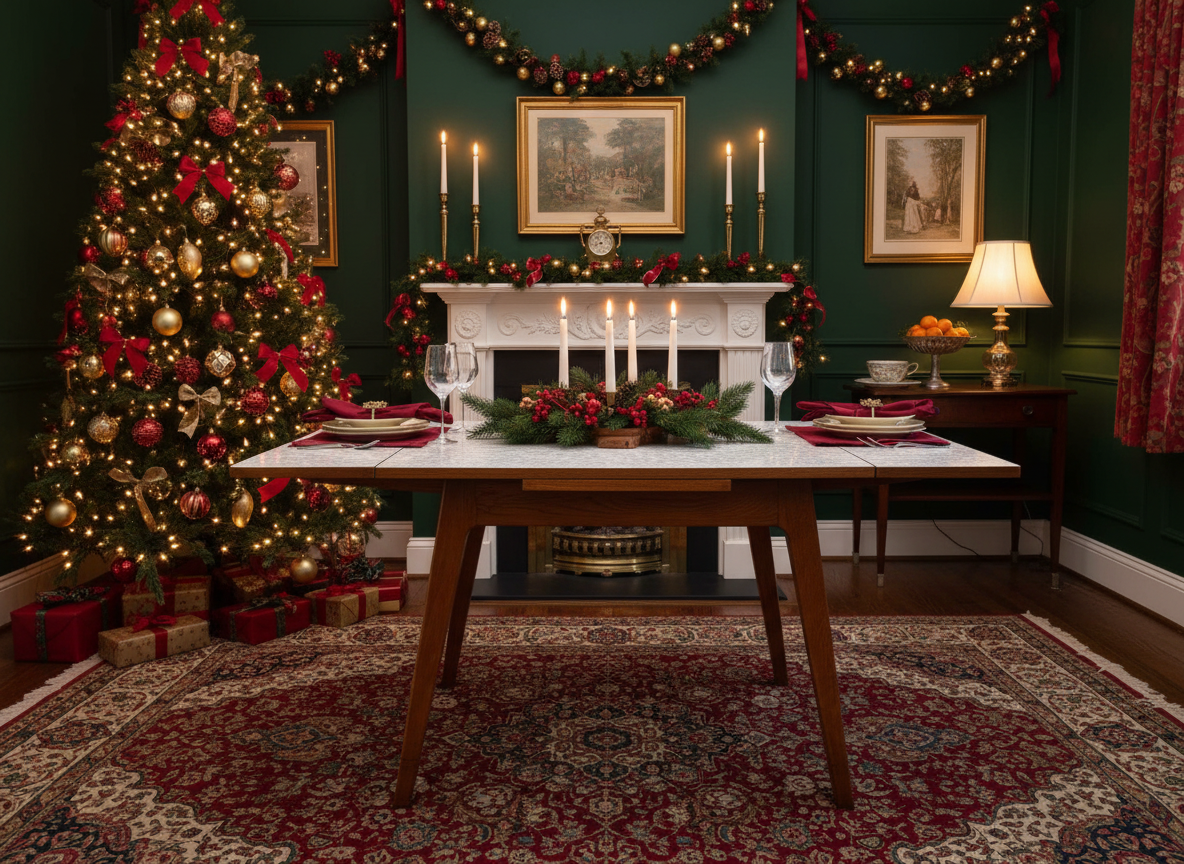 Extendable Oak Dining Table 1950’s Oak Dining Table