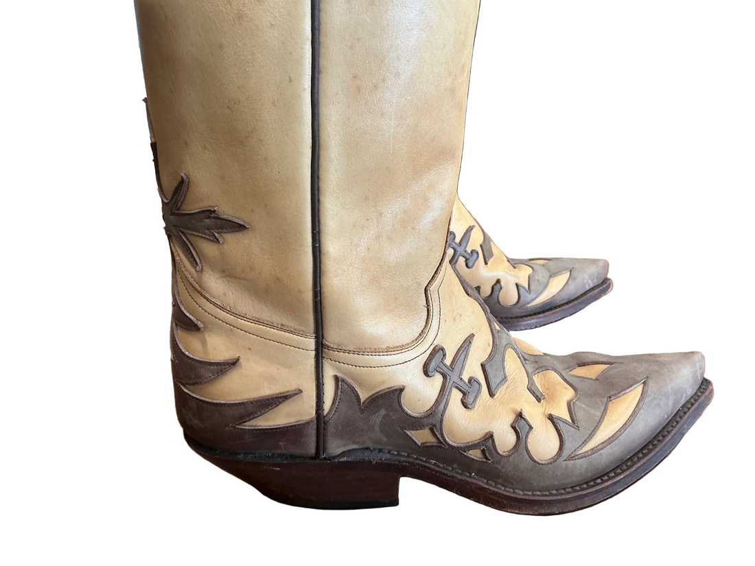 Tony Mora Handcrafted Cowboy Boots size 41 Tony Mora