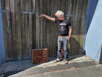 Mid Century Bank Clock 1960s