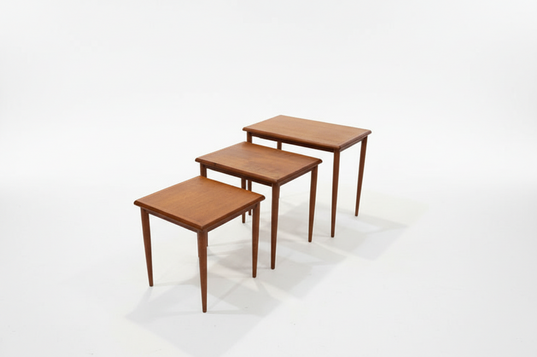 Burgess Nested table mid century