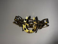 Antique 18ct Gold, Sapphire and Seed Pearl Horseshoe Brooch Vintage Jewelry