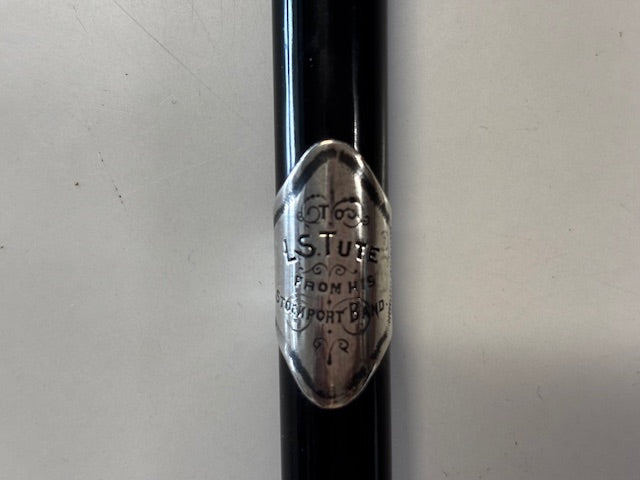 Victorian Ebonised and Silver Conductor’s Baton