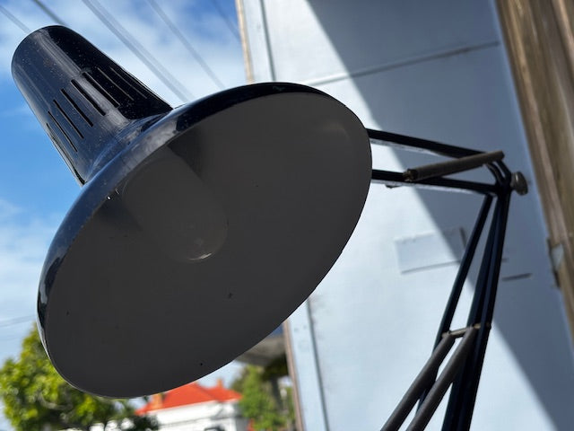 Black Superlux Anglepoise Floor Lamp with Original Base