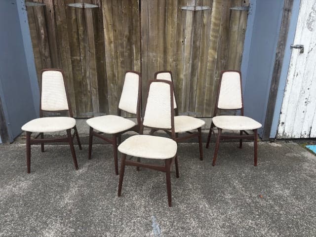 Mid Century Dining Chairs x 5 Dyrlund