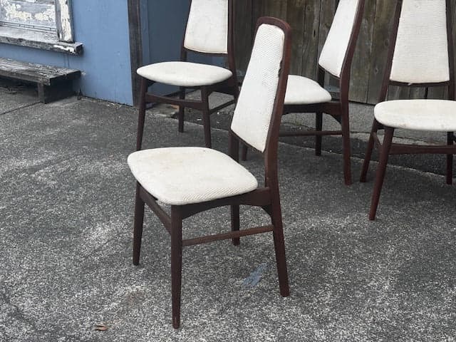 Mid Century Dining Chairs x 5 Dyrlund