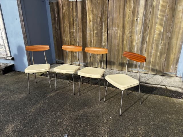 Furniture 1950’s Stag Dining Chair by John & Sylvia Reid set of 4