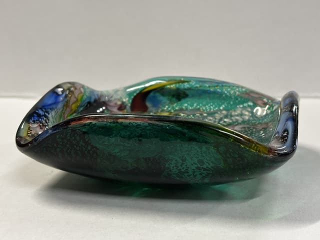 Murano Tutti Frutti Glass Bowl Art Glass