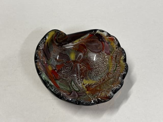 Murano Tutti Frutti Glass Bowl Small Art Glass