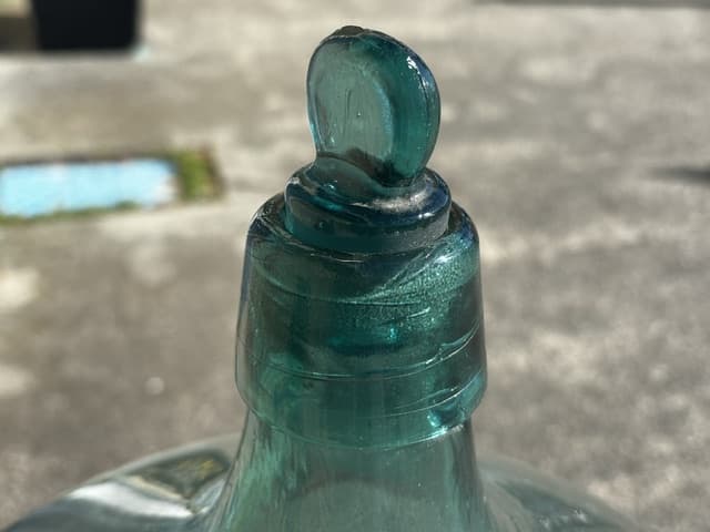 Carboy or Demijohn Aqua Blue Bottle