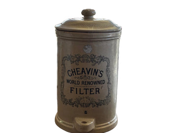 Victorian Era Cheavin Stoneware Water Filter