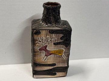 Vintage Fat Lava West German Pottery Vase