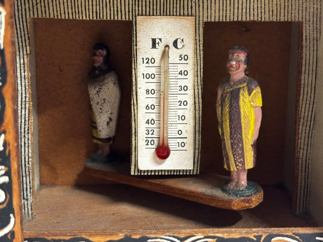 Rare Māori-themed German Made Weather Forecaster House