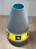 Large Mid Century Hand Painted Vase – West German Pottery West German Pottery