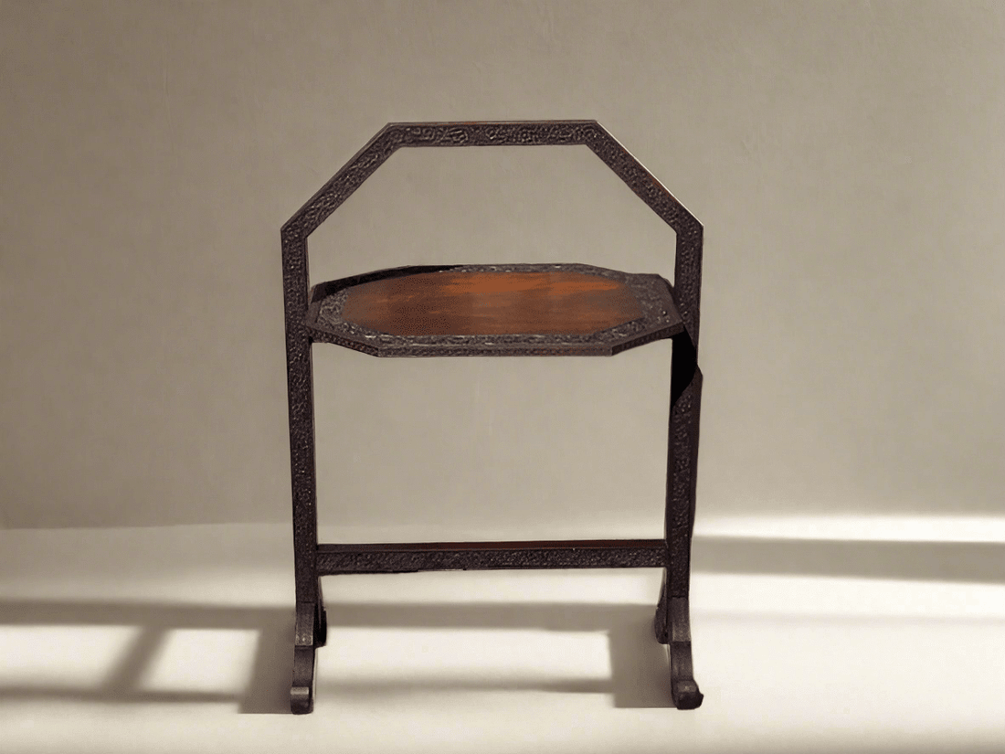 Anglo Indian Antique Foldable Table - Industry Vintage
