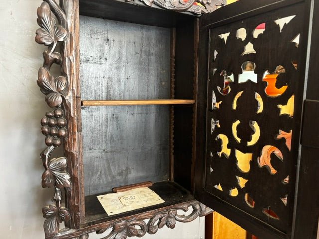 Antique Blackforest Cabinet or Spice Cupboard - Industry Vintage